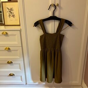 Madewell Texture and Thread Dress, Size M, Green, Excellent Condition